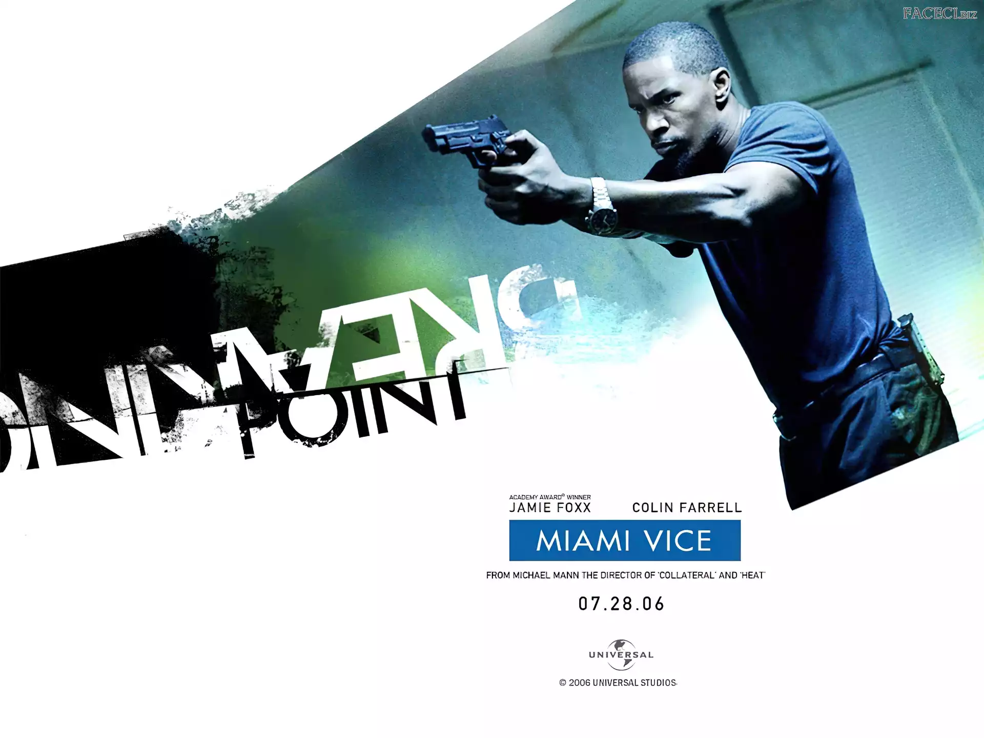 Miami Vice, broń, detektyw, Jamie Foxx